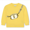 THE MARC JACOBS Girls yellow sweatshirt with print