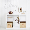 OLIVER FURNITURE Додаткові полиці для дитячої книжкової шафи Seaside, 5 штук