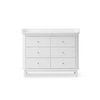 OLIVER FURNITURE WOD Dresser with 3 drawers and changing table, white