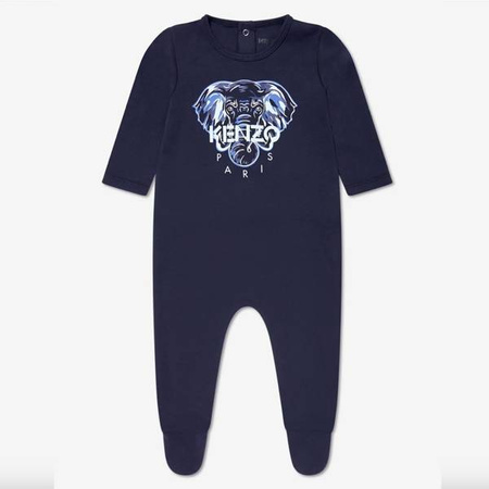 KENZO Kids Baby boys organic cotton Tiger babygrows set in blue