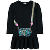 THE MARC JACOBS Sukienka dziewczęca czarna