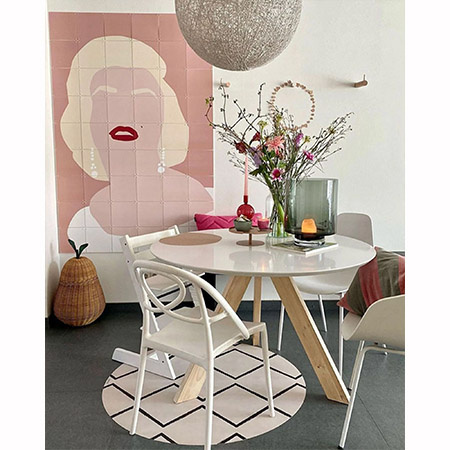 EEVEVE Splat mat Beni - Ecru