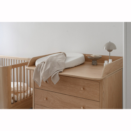 We Are Bitte Nature children's chest of drawers with three drawers, oak