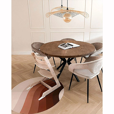  EEVEVE Splat mat Retro-lines - Brown