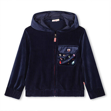 BILLIEBLUSH Girl's blue sweatshirt