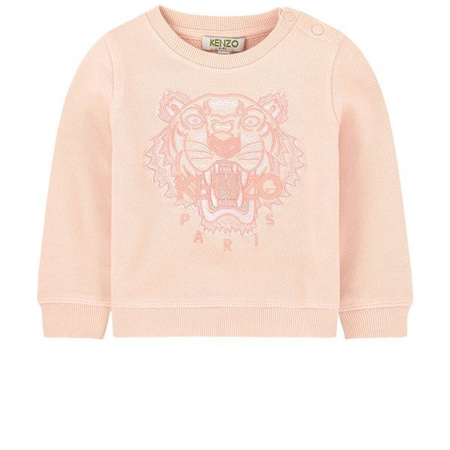 KENZO Kids Bluza dziewczęca jasno-różowa Tiger