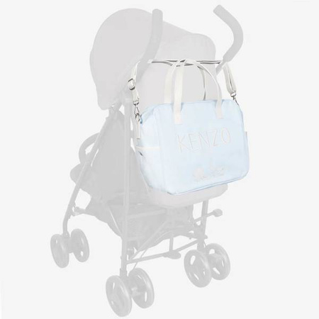 KENZO Kids Baby girls changing bad in pale blue