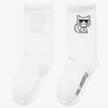 BOSS Kids White chaupette socks