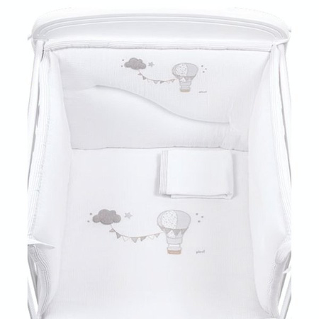 PICCI ARIA Pościel dziecięca 3-częściowa biała