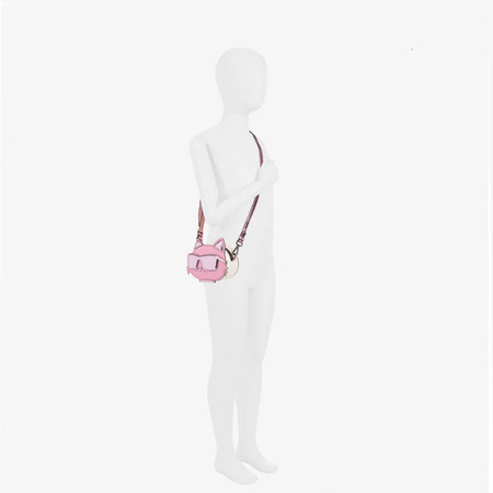 KARL LAGERFELD Kids MINI MI Сумка через плече для дівчинки у формі кота, рожева