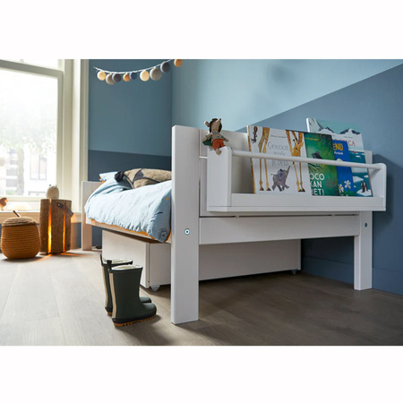 LIFETIME Kidsrooms Łóżko dziecięce pojedyncze 90x200 cm, białe
