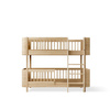 OLIVER FURNITURE Łóżko piętrowe Wood Mini Low Bunk oak 70x160 cm