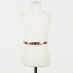 TWINSET Girls leather belt in platinum