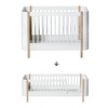  OLIVER FURNITURE Zestaw do rozbudowy łóżeczko mini do łóżka junior, white/oak