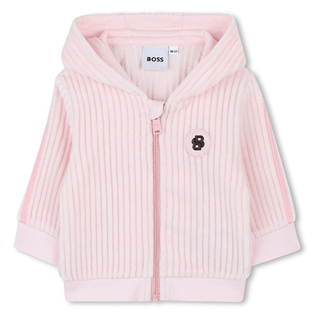 BOSS Kids Baby Girls' Two-Piece Pink Tracksuit