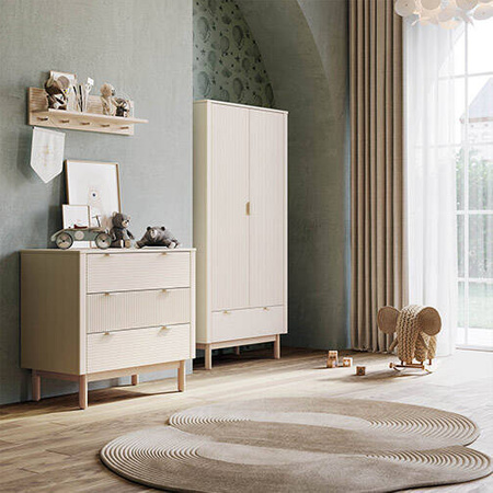 PICCI Demi two-doors champagne wardrobe 