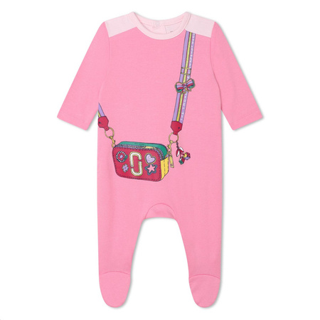 THE MARC JACOBS Girls pink and white babygrows (2 packs)