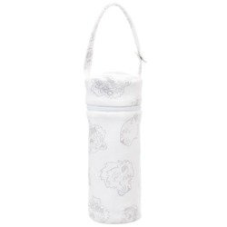 KENZO Kids White tiger print bottle bag
