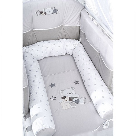 PICCI Valdo Pościel dziecięca 3-częściowa szara