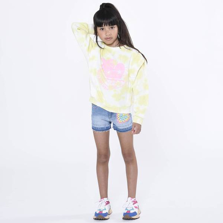 Billieblush Girls blue sweatshirt with sequin application
