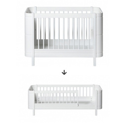 OLIVER FURNITURE Zestaw do rozbudowy Łóżeczko Mini do łóżka junior, biały
