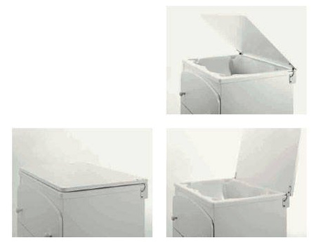 PICCI VANITY Komoda dziecięca z wanienką ozdobiona kryształkami Swarovski'ego