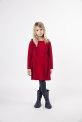 CARREMENT BEAU Milano jersey dress in red by Carrement Beau. Details: 58% Viscose 38% Polyester 4% Elastane Machine washable at 30°C Milano jersey dress