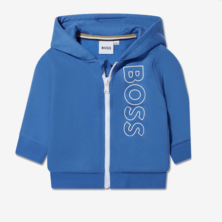 BOSS Kids Dres dziecięcy dla chłopca dwuczęściowy niebieski