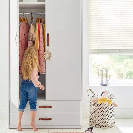 LIFETIME Kidsrooms Cool Kids Wardrobe with 2 Doors
