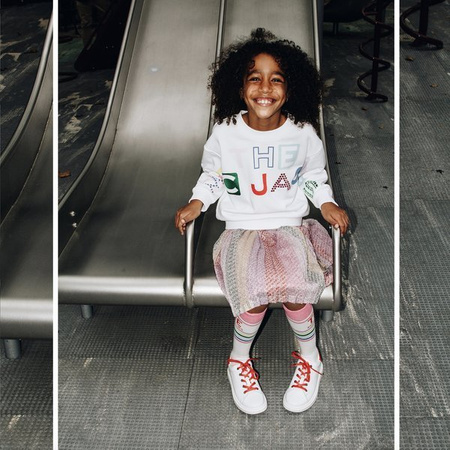 THE MARC JACOBS Spódnica dziewczęca plisowana różowa