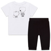 KARL LAGERFELD Kids Komplet dziecięcy dla chłopca - t-shirt i spodnie