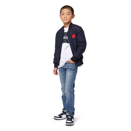 KENZO Kids Boys blue denim trousers