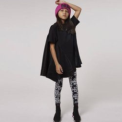 DKNY Leginsy dziewczęce z nadrukiem