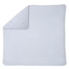 BOSS Kids Logo baby blanket in light blue