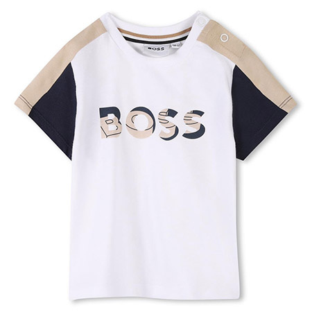 BOSS Kids Komplet chłopięcy t-shirt i spodenki