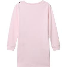 THE MARC JACOBS Sukienka dziewczęca z długim rękawem jasno-różowa