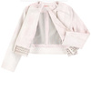 Billieblush Kurtka dziewczęca ze sztucznej skóry pudrowy róż