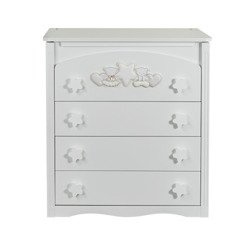 PICCI NANNY Dresser Changing Table Cream