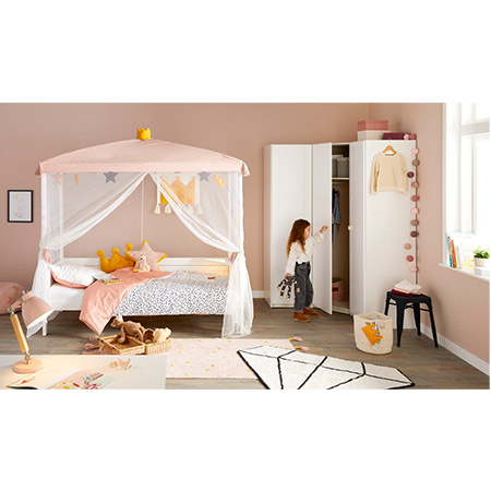 LIFETIME Kidsrooms Łóżko z baldachimem PRINCESS