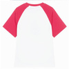 KENZO Kids T-shirt dziewczęcy z krótkim rękawem biało-różowy