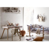 OLIVER FURNITURE Biurko dziecięce Wood białe wys. 72.6 cm z krzesłem 