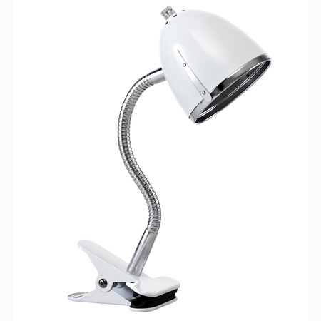LIFETIME Kidsrooms Children's clip lamp, white