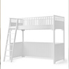  OLIVER FURNITURE Łóżko dziecięce na wysokiej antresoli Seaside Classic Loft Bed 90x200 cm