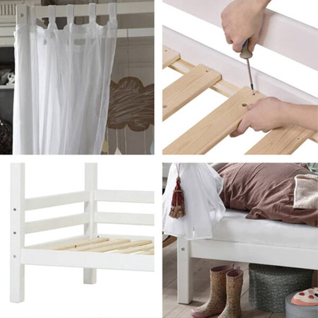 Hoppekids ECO Dream Four Poster Bed 90x200 cm