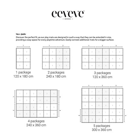 EEVEVE Дитячий ігровий килимок PLAYMAT Lucio - Linen