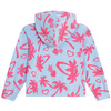 Billieblush Girls hooded blue cardigan with print