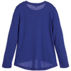 DKNY T-shirt dziewczęcy z długim rękawem niebieski