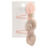 CARRÉMENT BEAU Pink & Beige Hairclips (2 Pack)