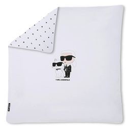 KARL LAGERFELD Kids Baby blanket with logo print
