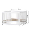 Hoppekids Mattress with linen filter for playpen